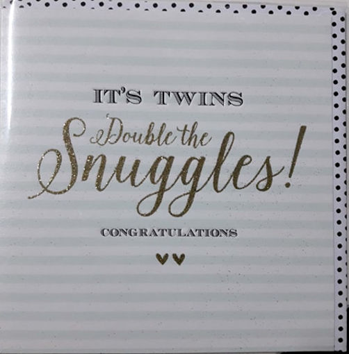 Picture of ITS TWINS DOUBLE THE SNUGGLES CARD